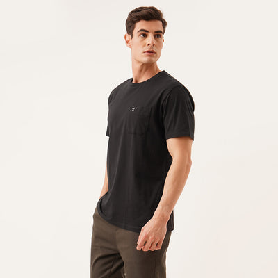 Relaxed Fit Tee With Pocket