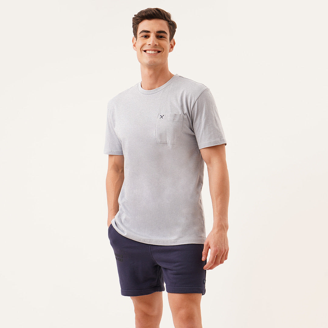 Relaxed Fit Tee With Pocket