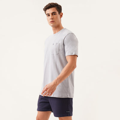 Relaxed Fit Tee With Pocket