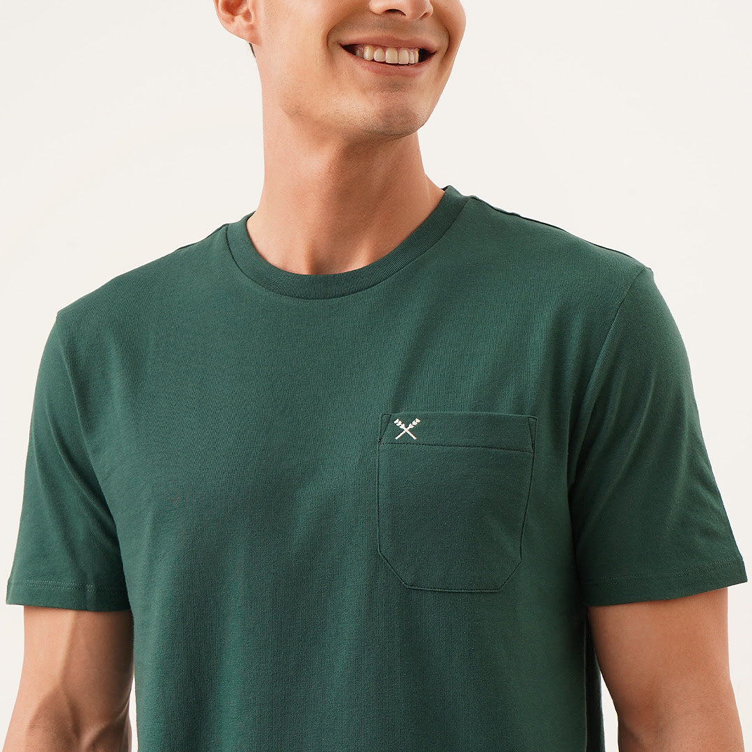 Regular Fit Tee With Pocket