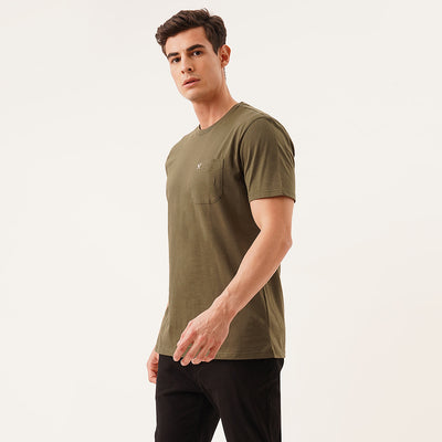 Relaxed Fit Tee With Pocket