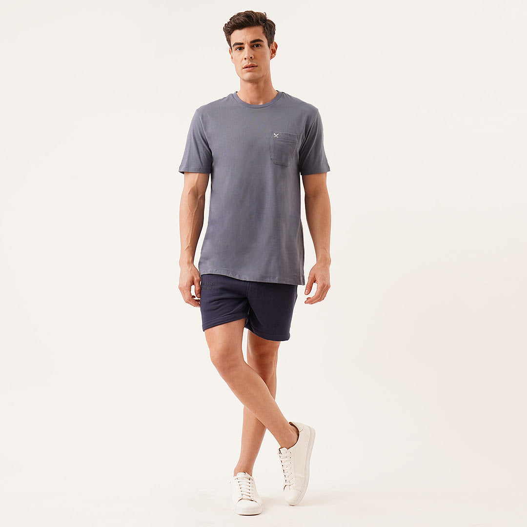 Relaxed Fit Tee With Pocket