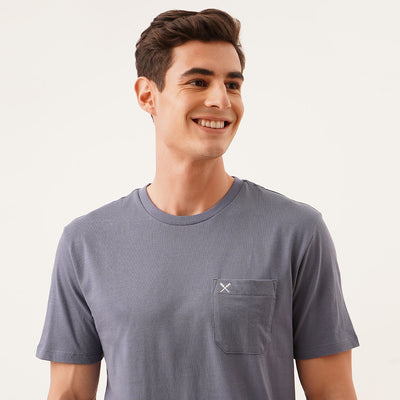 Relaxed Fit Tee With Pocket