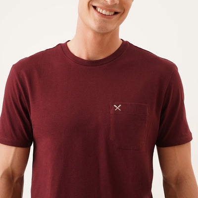 Relaxed Fit Tee With Pocket