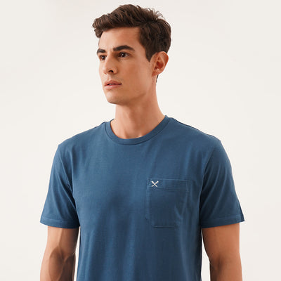 Relaxed Fit Tee With Pocket