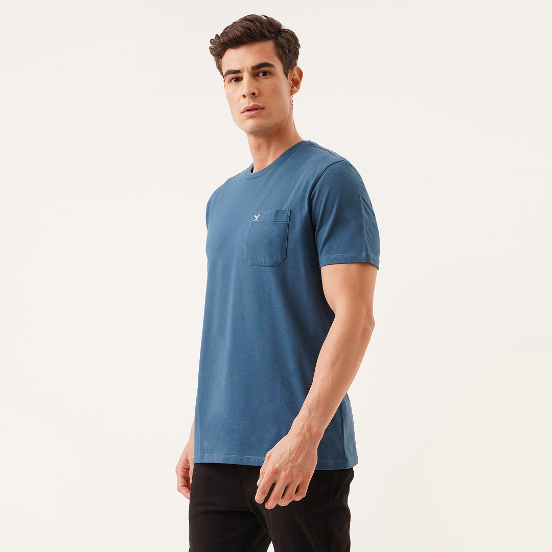 Relaxed Fit Tee With Pocket