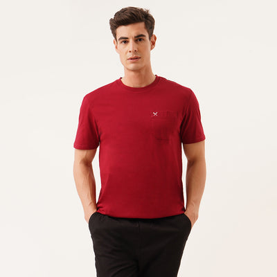 Relaxed Fit Tee With Pocket