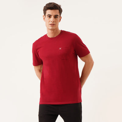 Relaxed Fit Tee With Pocket