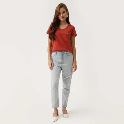 Regatta Essentials V Neck Tee Pocket Detail