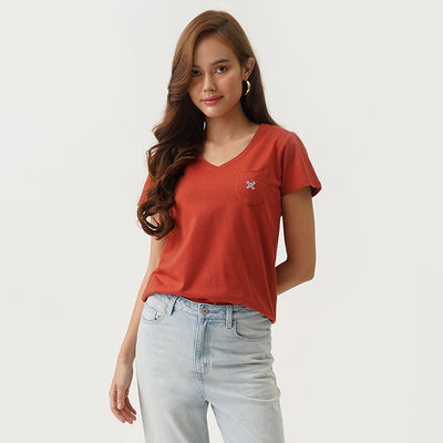 Regatta Essentials V Neck Tee Pocket Detail