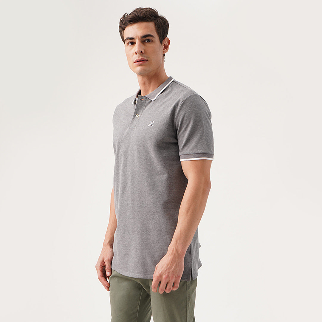 Polo Shirt With Contrast Trim