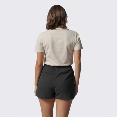 Textured T-Shirt With Neck Detail