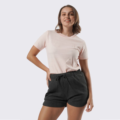 Textured T-Shirt With Neck Detail