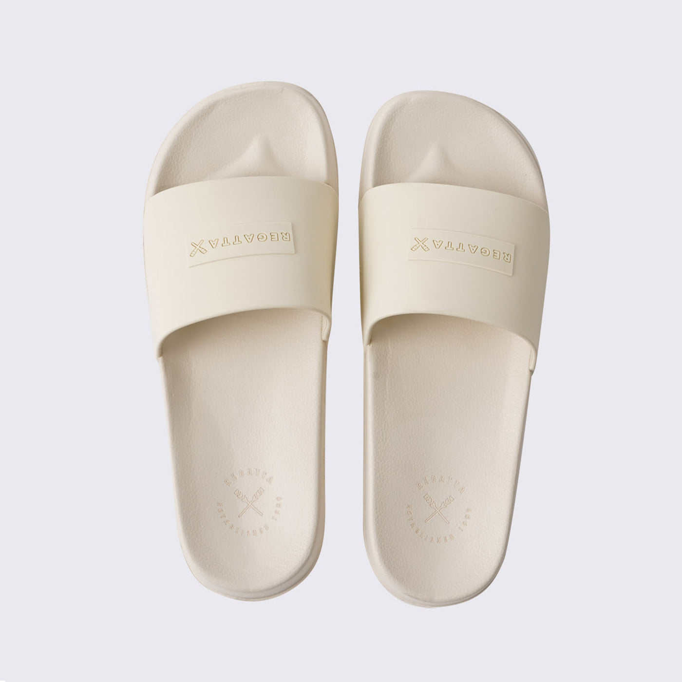 Ladies Textured Single Band Sliders