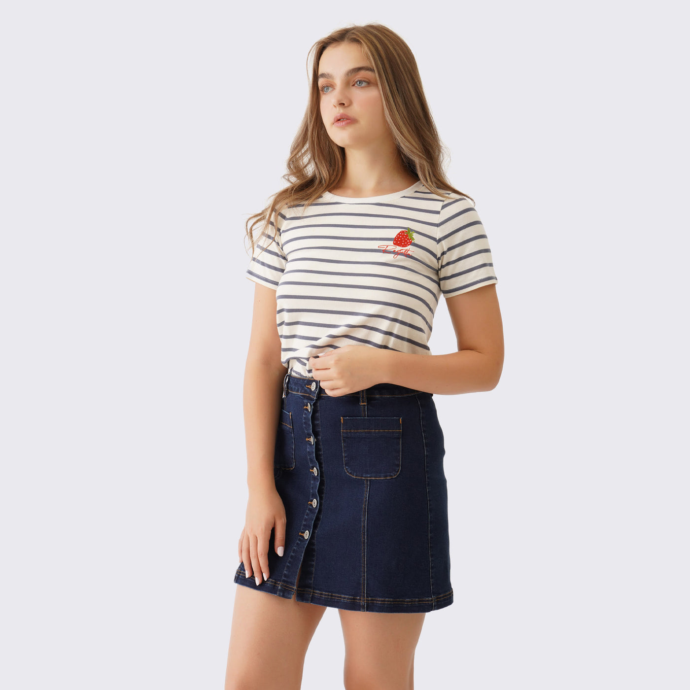 Stripe Graphic T-Shirt