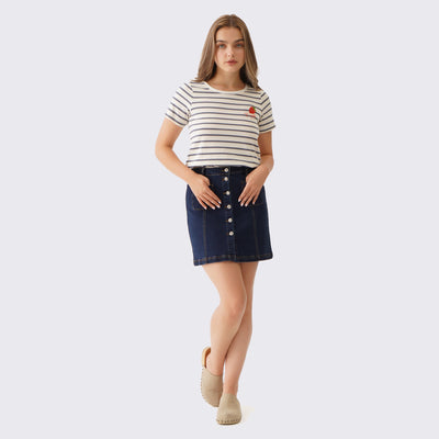 Stripe Graphic T-Shirt