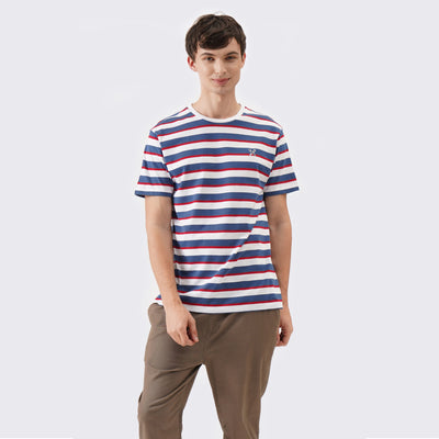 Round Neck T-Shirt In Stripes