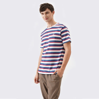 Round Neck T-Shirt In Stripes