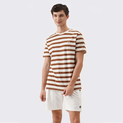 Round Neck T-Shirt In Stripes