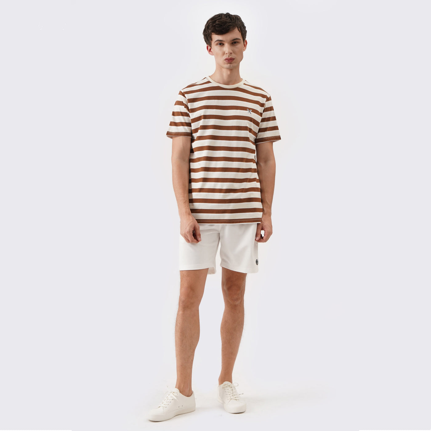 Round Neck T-Shirt In Stripes