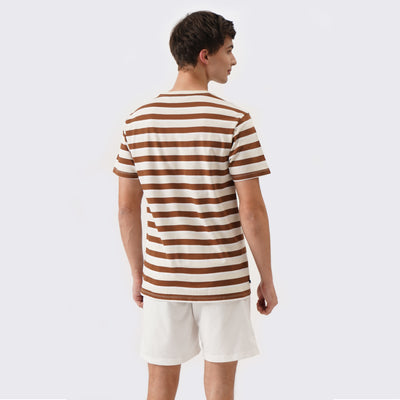 Round Neck T-Shirt In Stripes