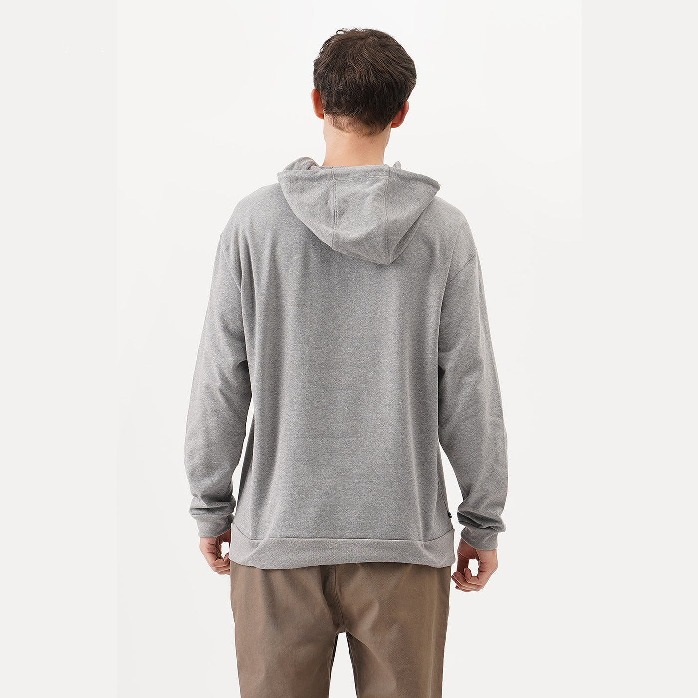 Knitted Hoodie Jacket In Fleece