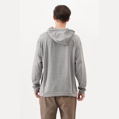 Knitted Hoodie Jacket In Fleece