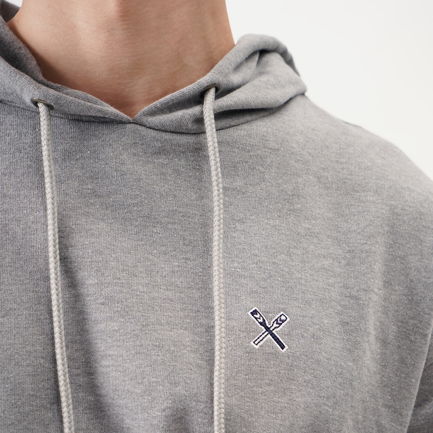 Knitted Hoodie Jacket In Fleece