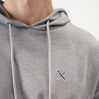 Knitted Hoodie Jacket In Fleece