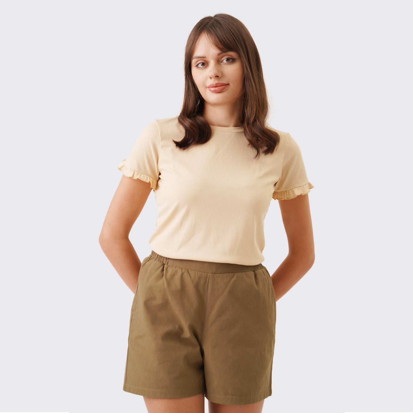 T-Shirt With Ruffle Detail