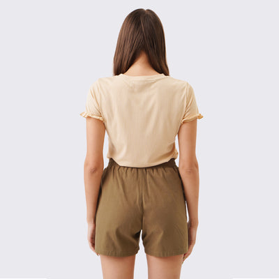 T-Shirt With Ruffle Detail