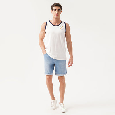Tank Top With Front And Back Print