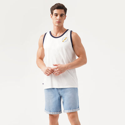 Tank Top With Front And Back Print